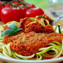 Pasta in what is a spiralizer